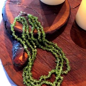 Peridot  Three Tiered Choker